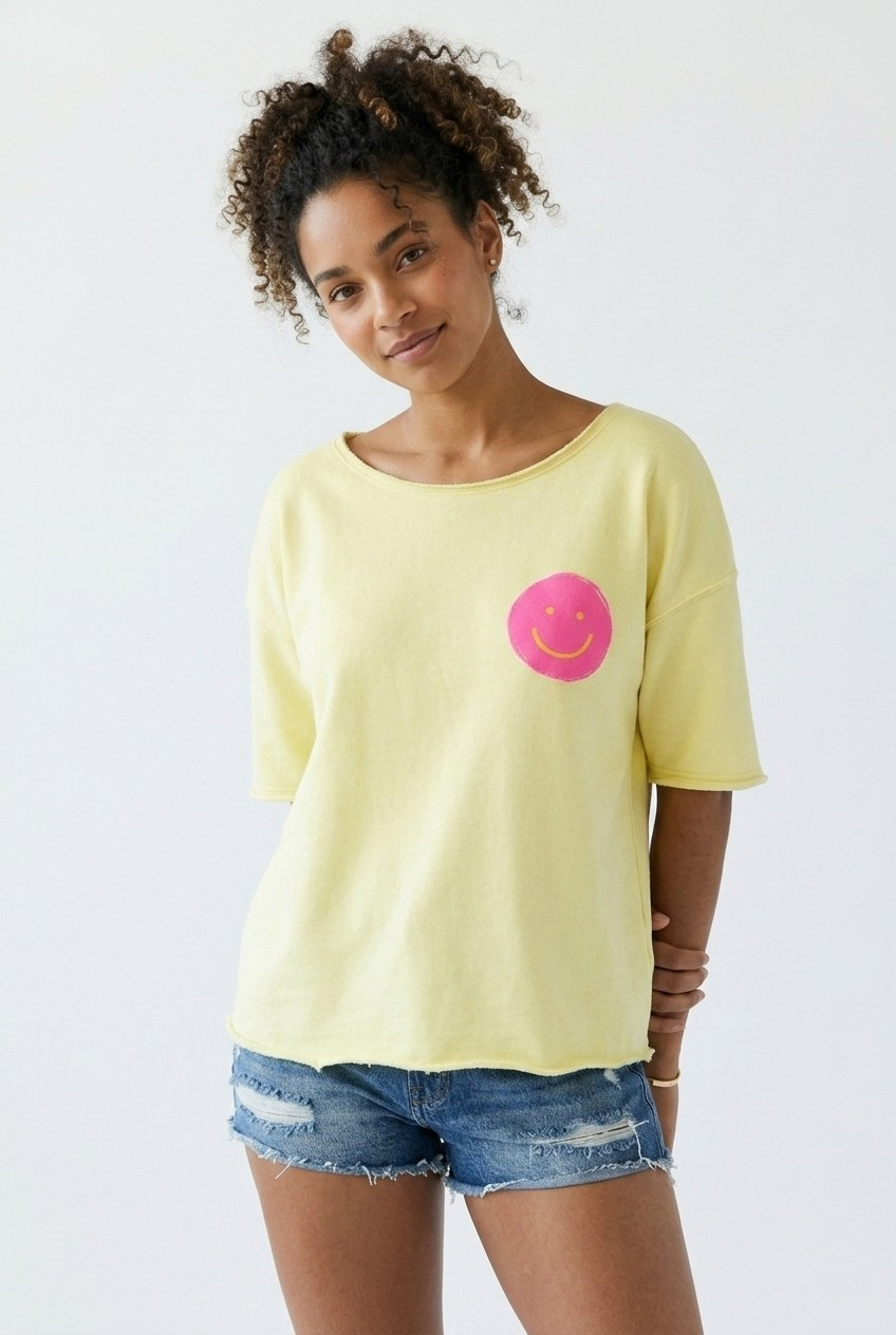 Sourire Smiley Graphic Sweatshirt