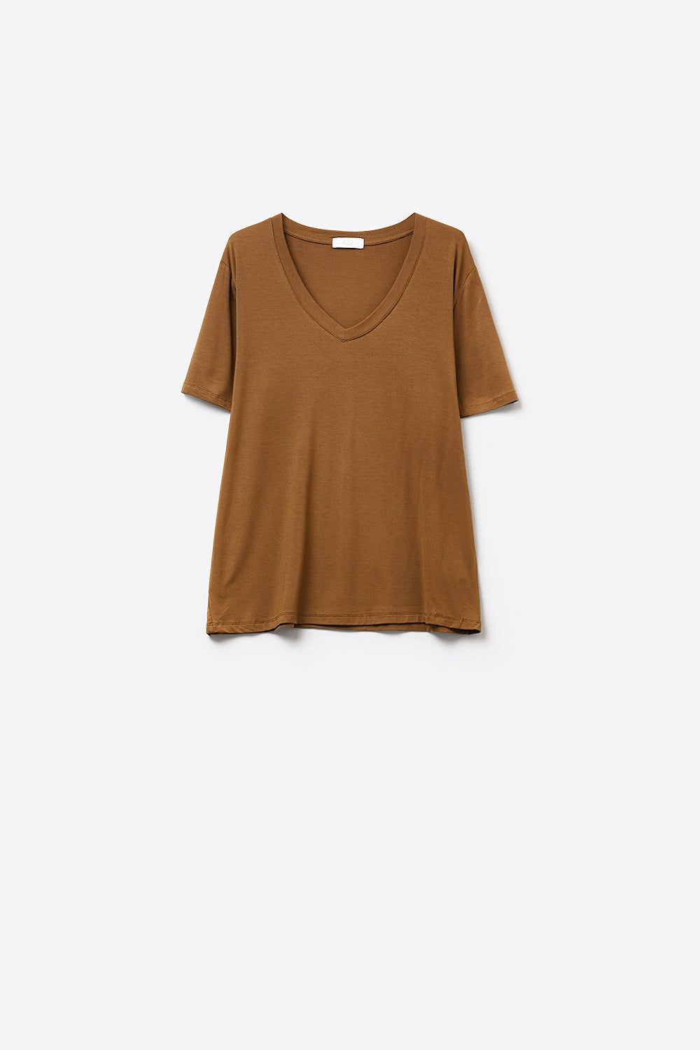 Velours V-Neck Viscose Tee