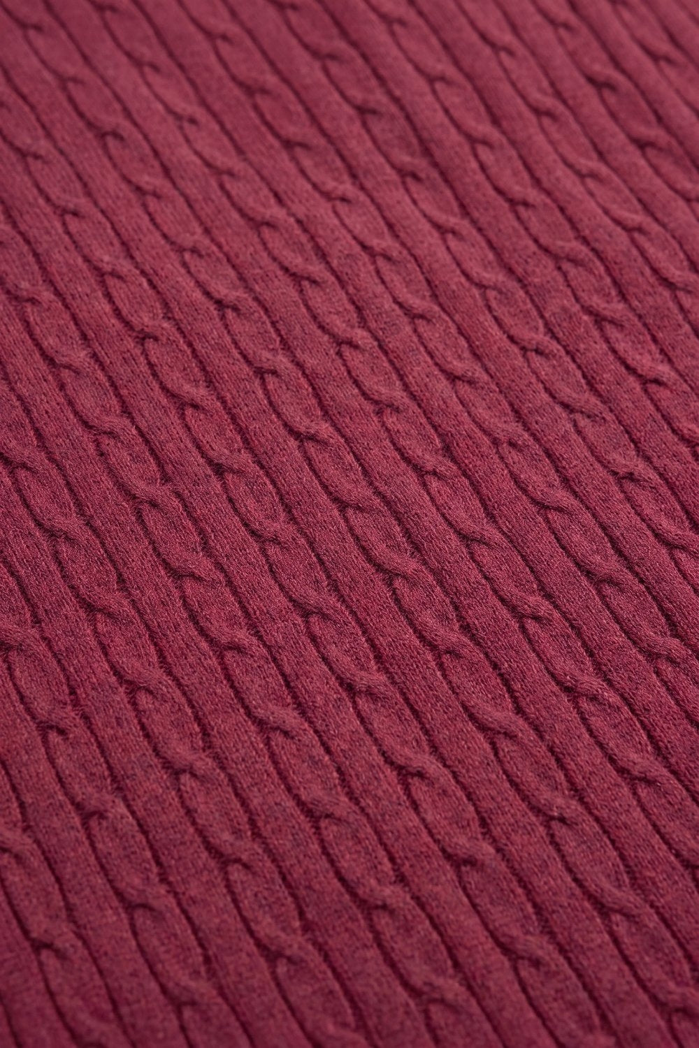 Câble Fine Knit Crew Neck