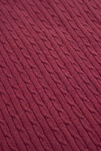 Câble Fine Knit Crew Neck