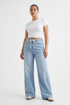 Délavé Wide Leg Jeans