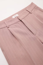 Brume Stripe Wide Leg Pleated Trousers