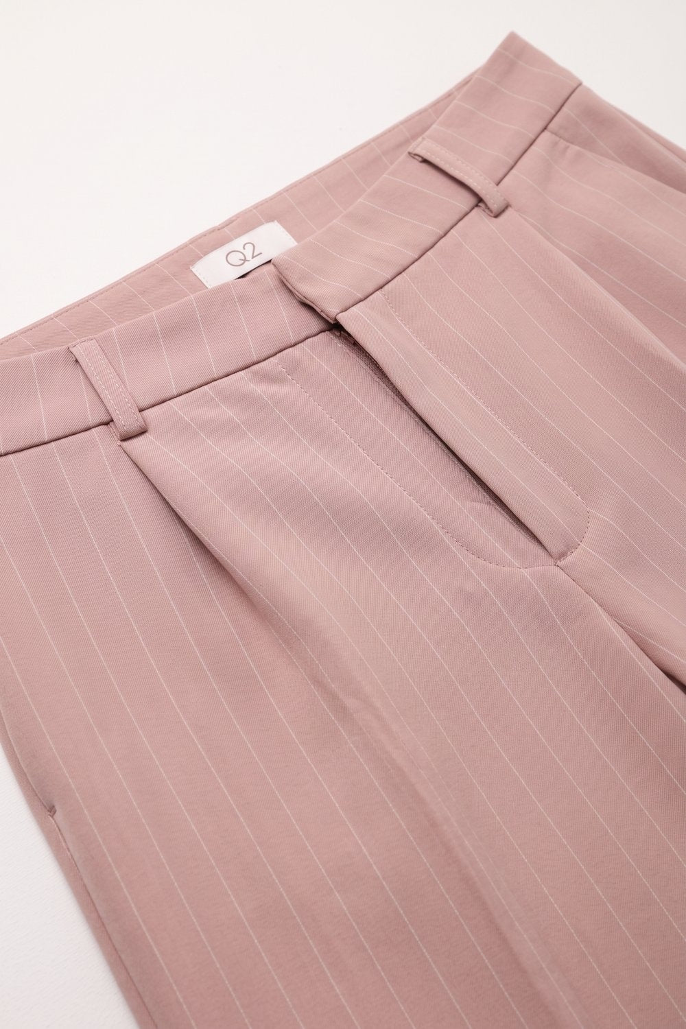 Brume Stripe Wide Leg Pleated Trousers
