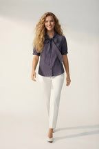 Nœud Stripe Bow Tie Shirt