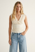 Froncé Ruched Wrap Top