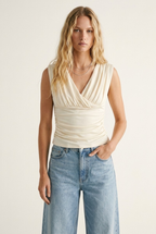 Froncé Ruched Wrap Top