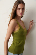 Écume Lace Trim Camisole