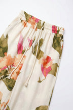 Aquarelle Floral Wide Leg Pants