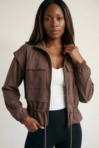 Élan Cropped Athletic Jacket