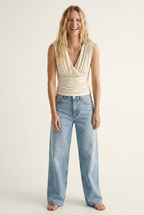 Froncé Ruched Wrap Top