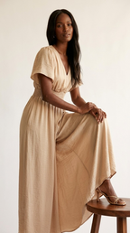 Lueur Satin Maxi Jumpsuit