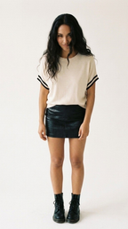 Bande Stripe Sleeve Sweater