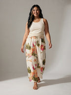Aquarelle Floral Wide Leg Pants