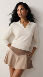 Liseré Polo Knit Sweater