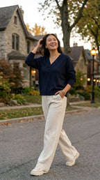 Solstice V-Neck Knit Jumper