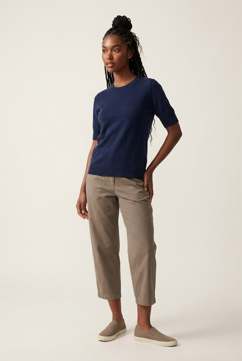 Laine Fine Knit Crew Neck