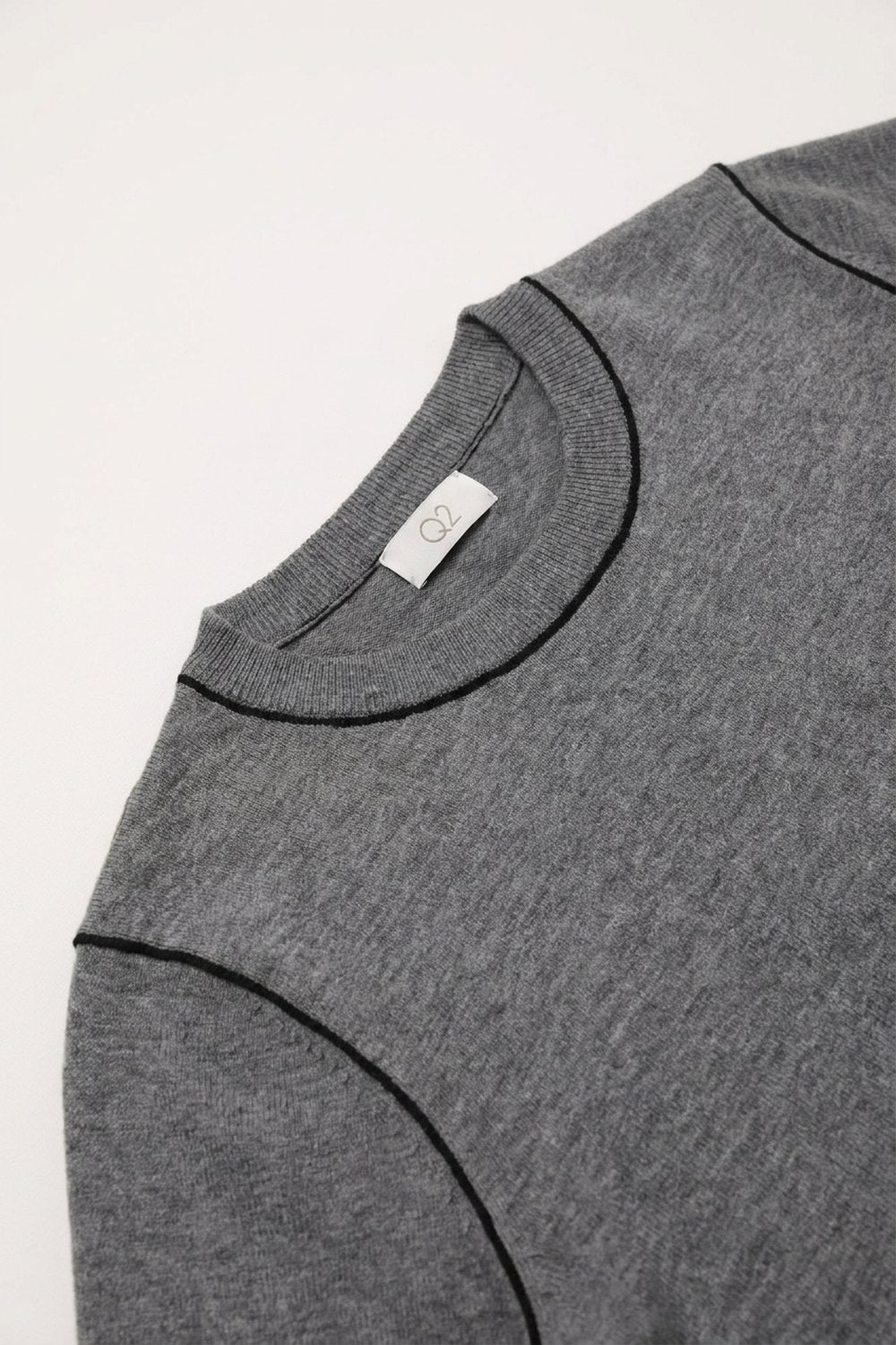 Nervuré Cap Sleeve Knit Sweater