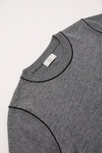 Nervuré Cap Sleeve Knit Sweater