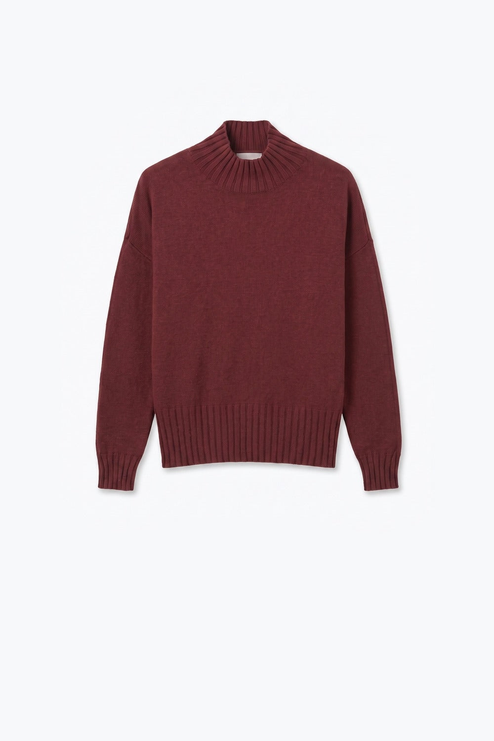 Tourelle High Collar Knit Sweater