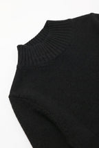 Hausse Chunky Ribbed High Collar Sweater