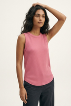 Alvéole Round Neck Waffle Tank