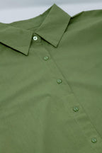 Amplitude Oversized Button Blouse