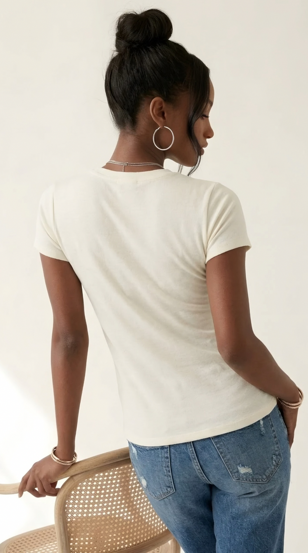 Essentiel White Viscose Tee