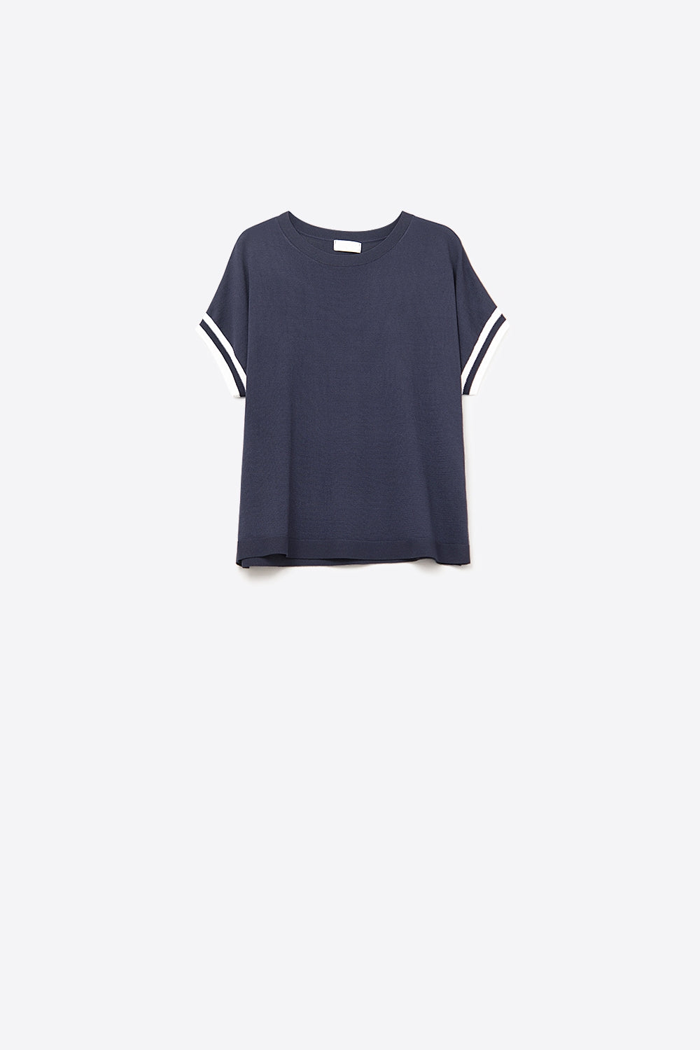 Bande Stripe Sleeve Sweater
