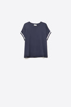 Bande Stripe Sleeve Sweater