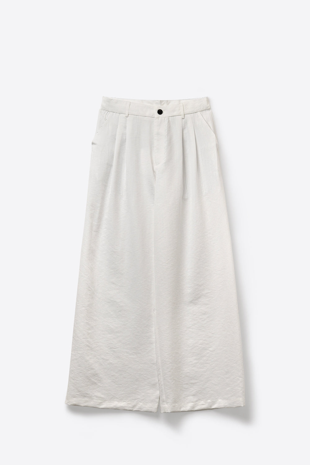 Plissé Wide Leg Trousers