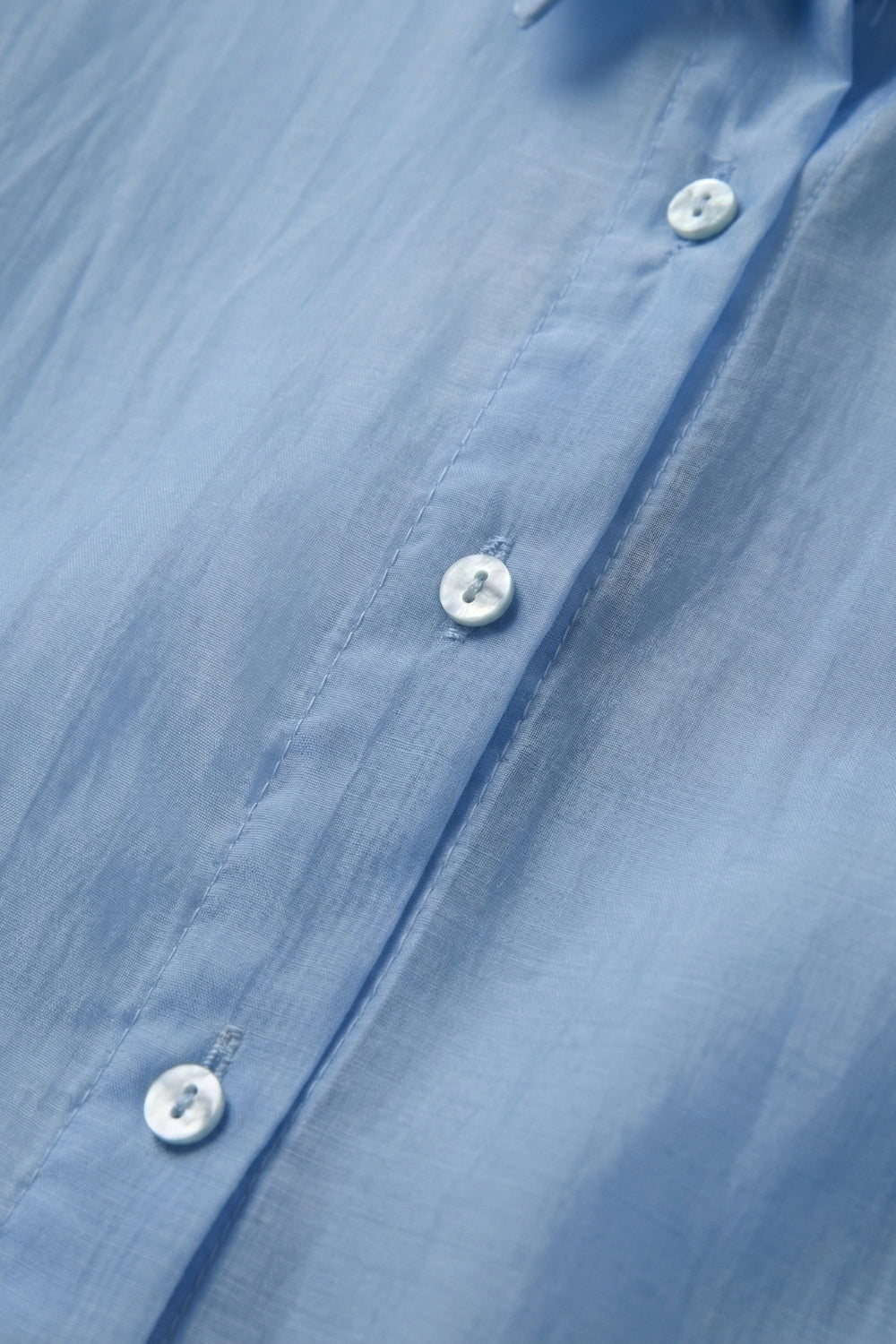 Diaphane Sheer Button-Down Shirt