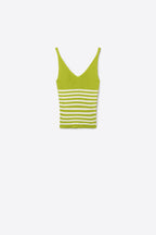Cascade Stripe Ribbed Tank