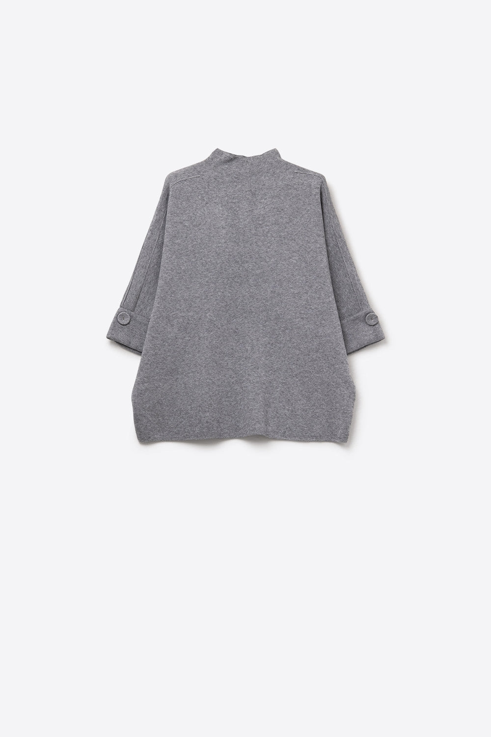 Nacelle Button Sleeve Knit Sweater