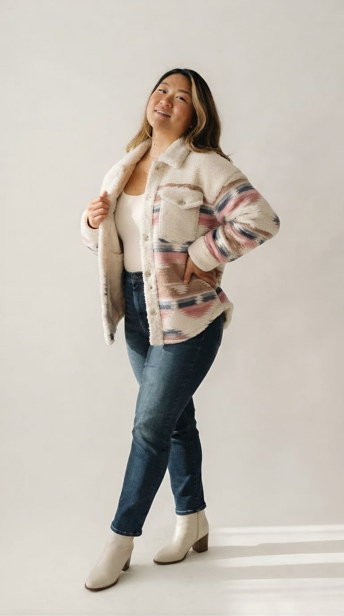 Soleil Aztec Shacket