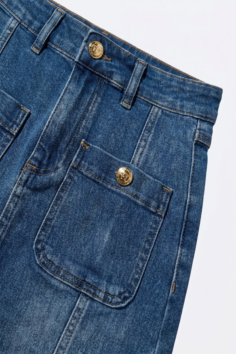 Brut Denim Midi Skirt