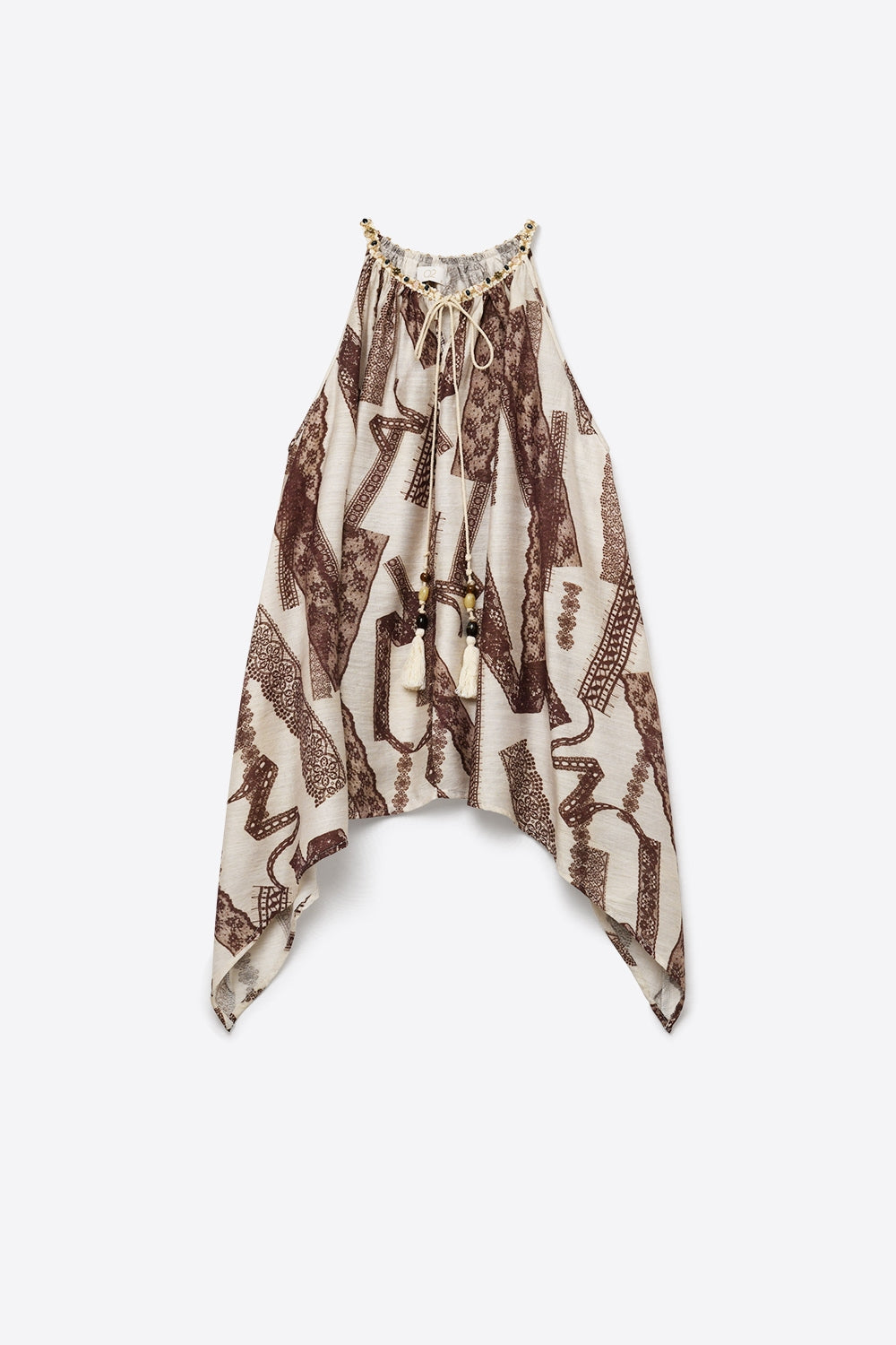 Tierra Abstract Halter Top