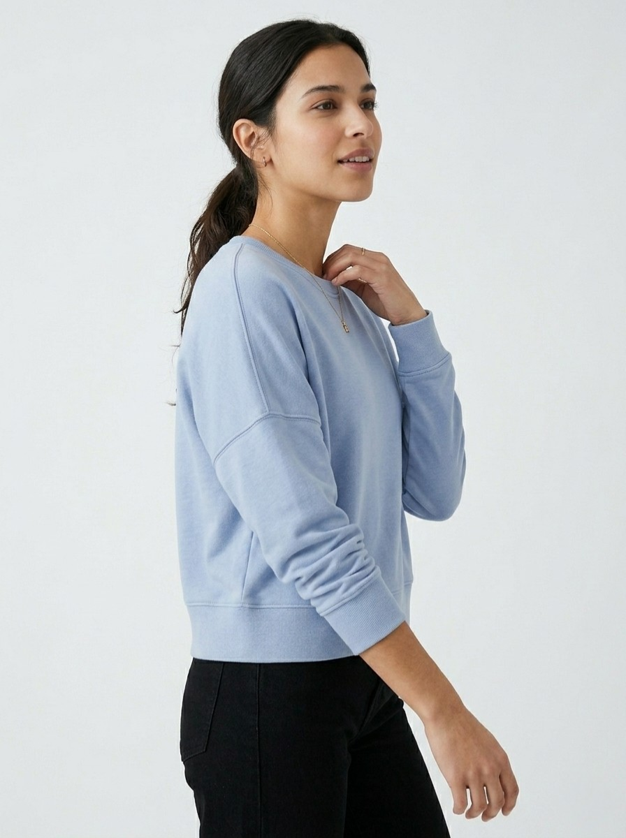 Douceur Dropped Shoulder Sweatshirt