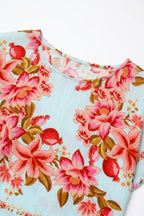 Pivoine Floral Boxy Crop Top