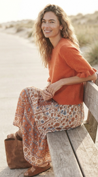 Duvet Ruffle Sleeve Sweater