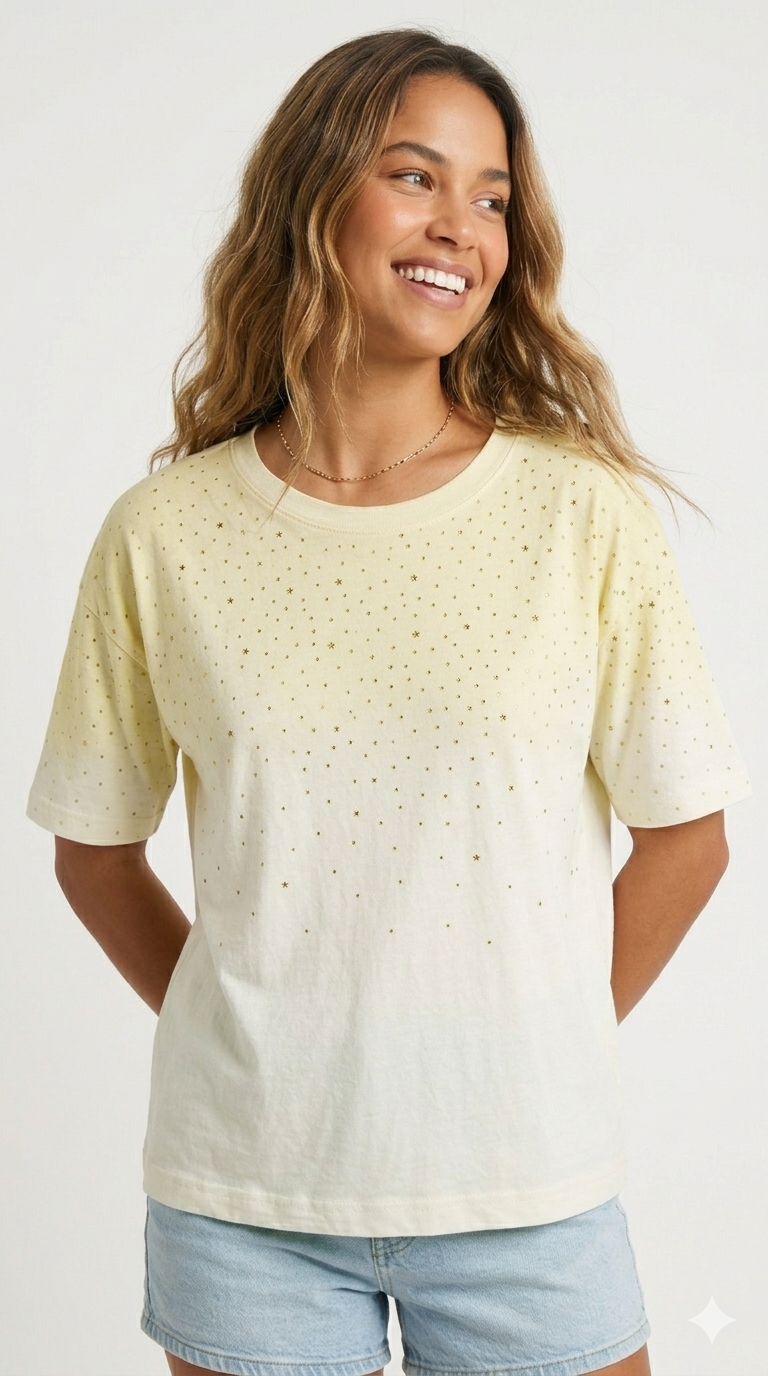 Dégradé Gradient Speckled Tee