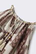 Tierra Abstract Halter Top