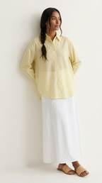 Diaphane Sheer Button-Down Shirt