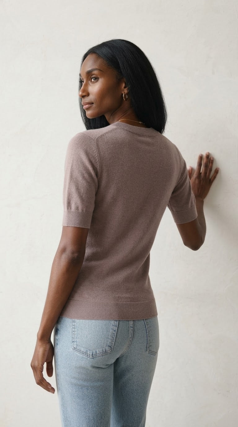 Laine Fine Knit Crew Neck