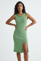 Tresse Braided Knit Midi Dress