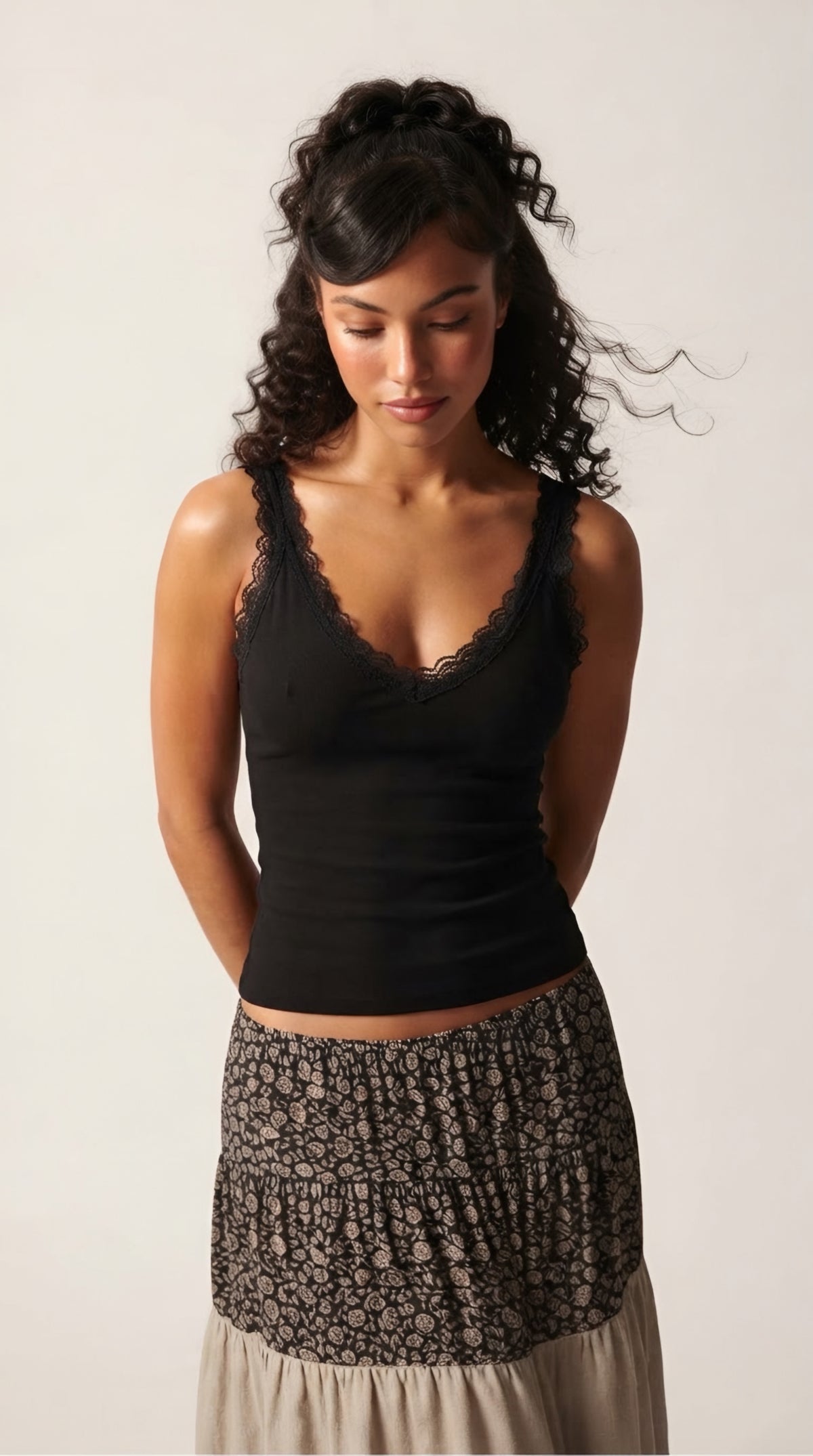 Écume Lace Trim Camisole