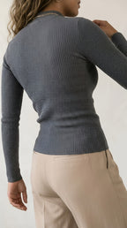Mérinos Fine Rib Sweater