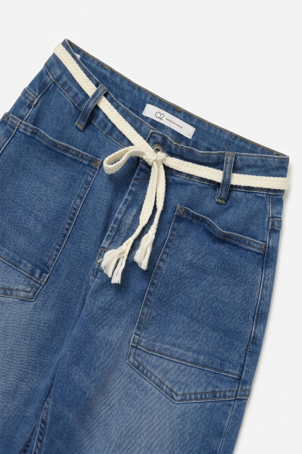 Corde Wide Leg Ankle Jeans