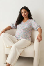 Fleurette Puff Sleeve Blouse