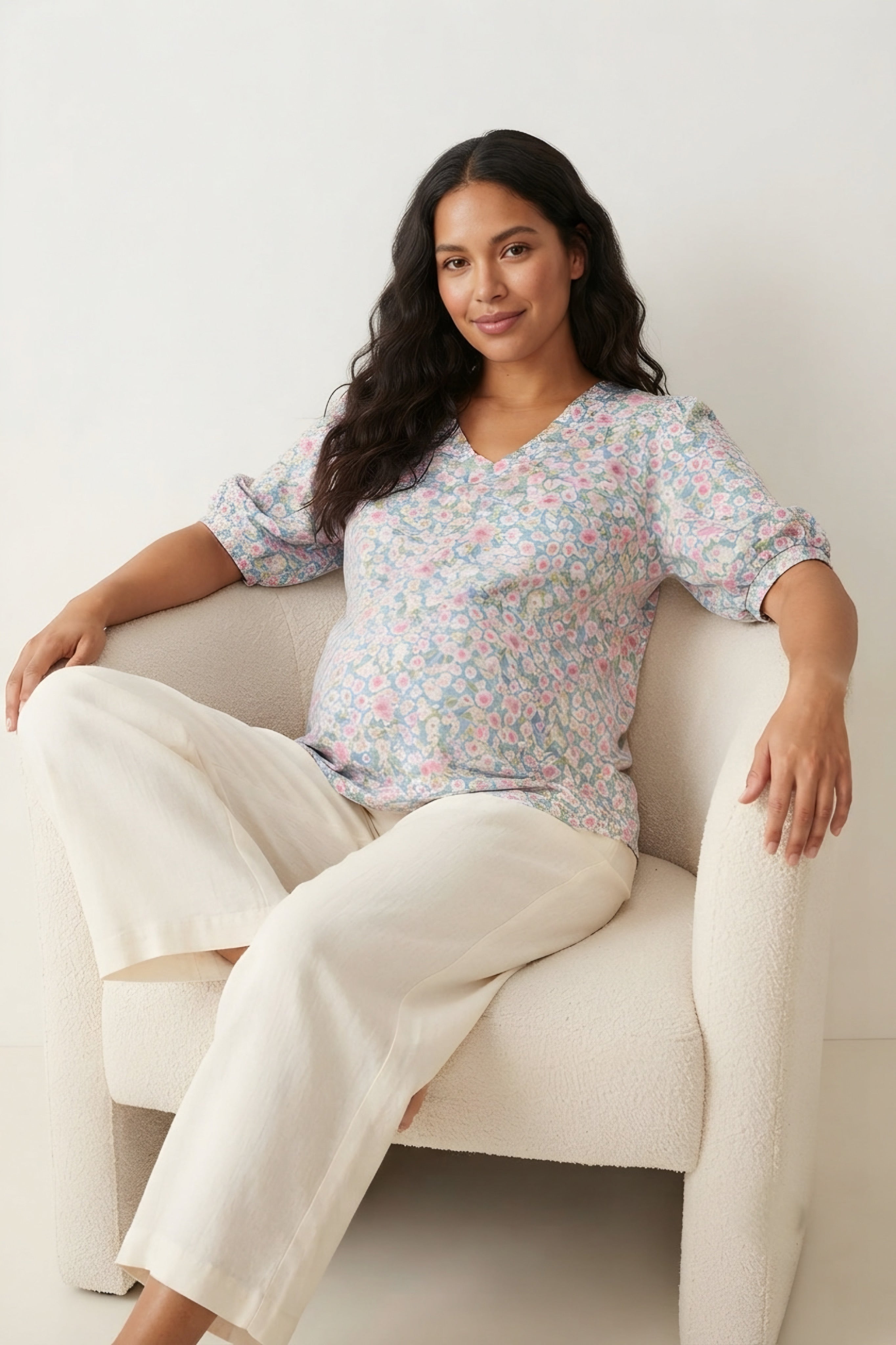Fleurette Puff Sleeve Blouse