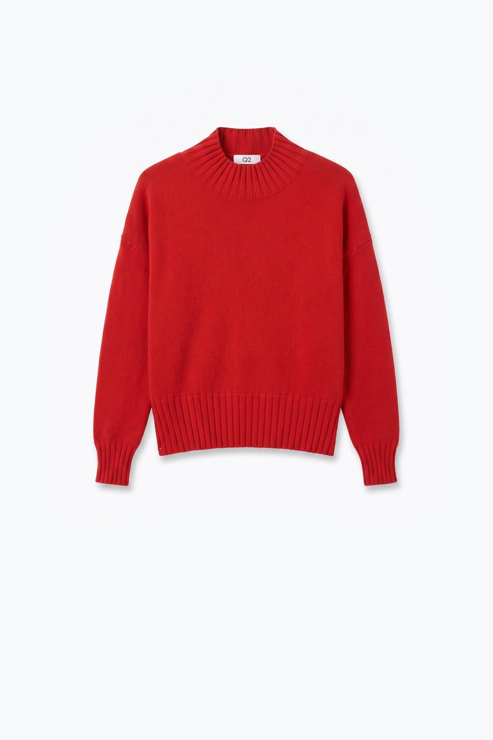 Tourelle High Collar Knit Sweater